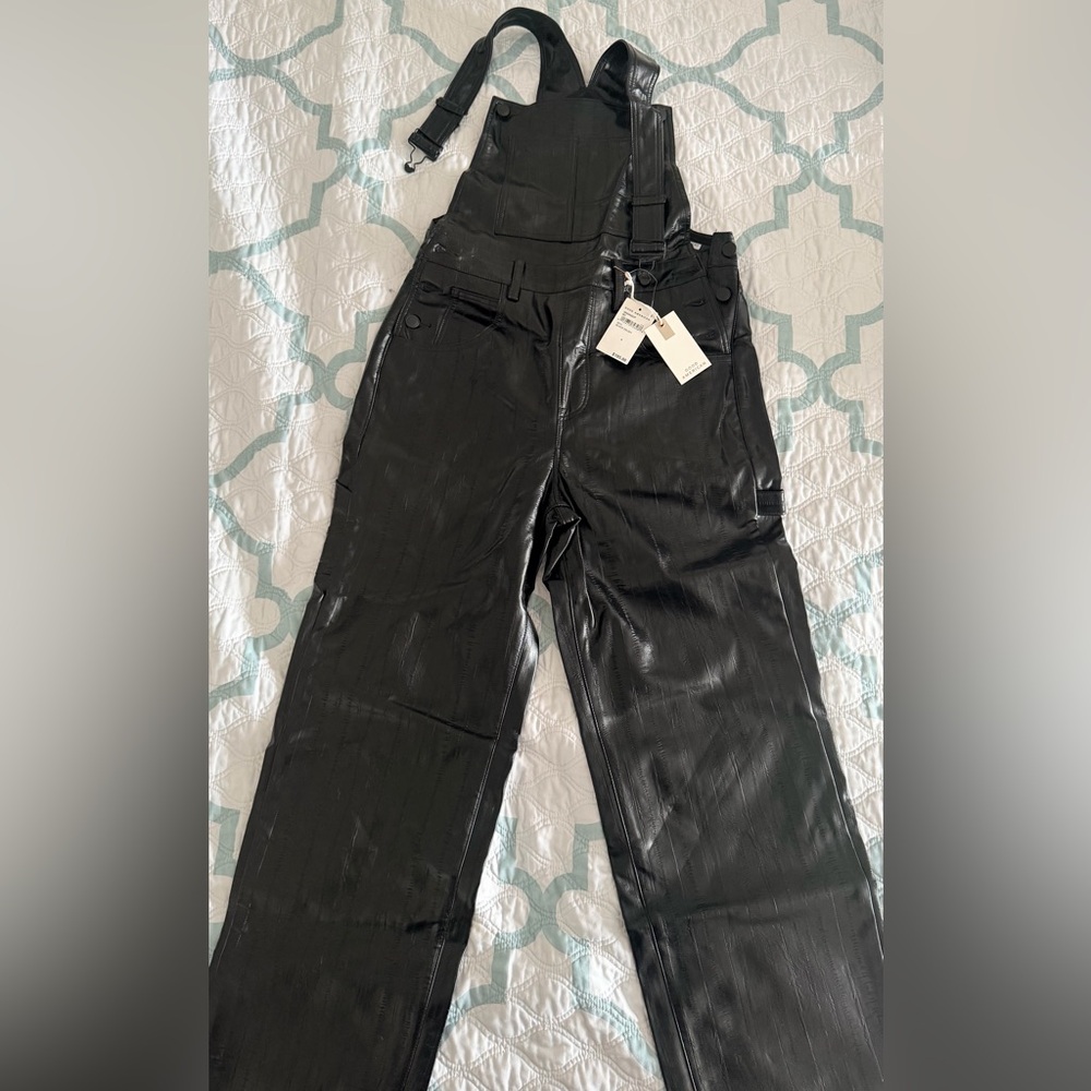 Good American Black Straight Leg Jumpsuit